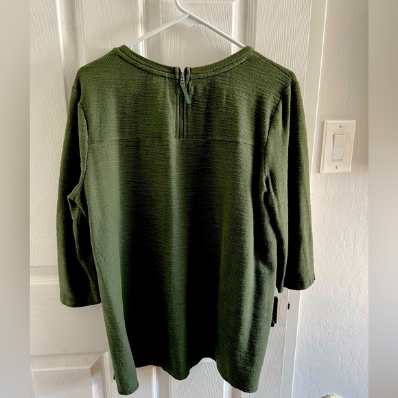 Merona | Canvas Cotton Quarter Sleeve | size L - Picture 2 of 3